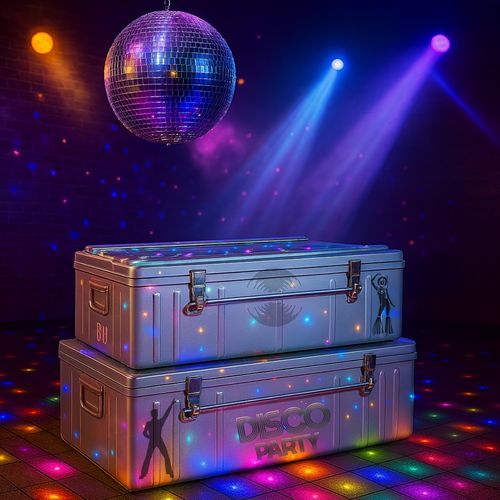 ScénoBox décoration "Disco & Années 70" - location kit déco festif
