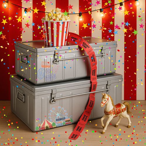 ScénoBox décoration "Fête Foraine joyeuse & colorée" - location kit déco