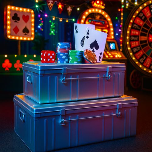 ScénoBox décoration "Casino chic & élégant" - location kit déco